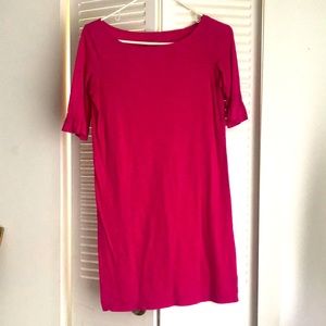 T shirt dress ruffled sleeves
